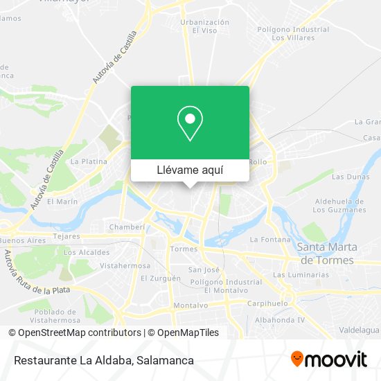Mapa Restaurante La Aldaba