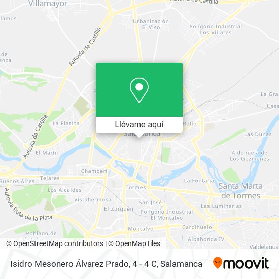 Mapa Isidro Mesonero Álvarez Prado, 4 - 4 C