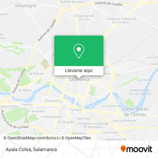 Mapa Ayala Colsa