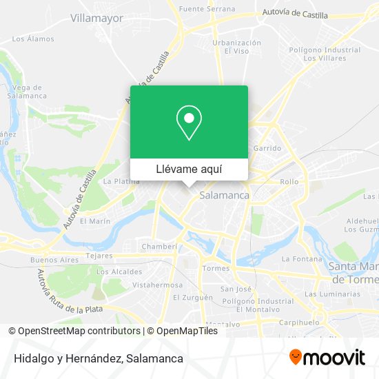 Mapa Hidalgo y Hernández