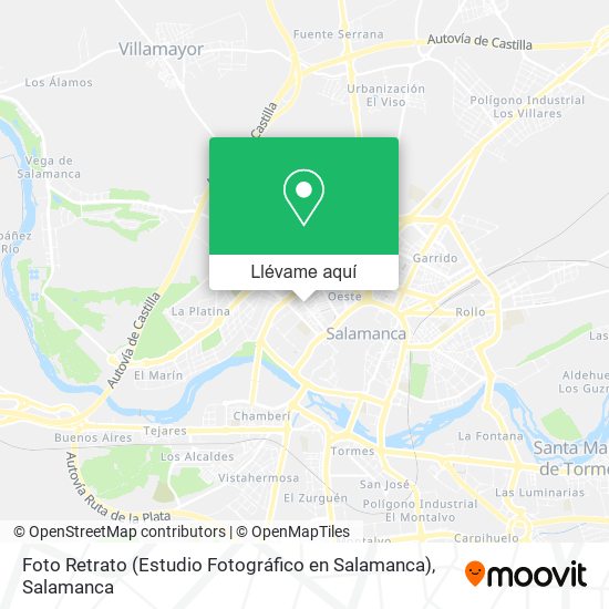 Mapa Foto Retrato (Estudio Fotográfico en Salamanca)