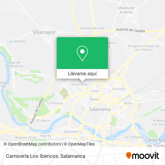 Mapa Carnicería Los Ibéricos