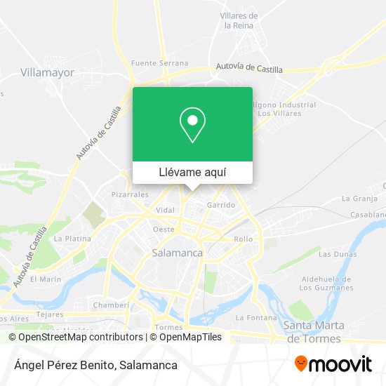 Mapa Ángel Pérez Benito