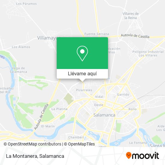 Mapa La Montanera