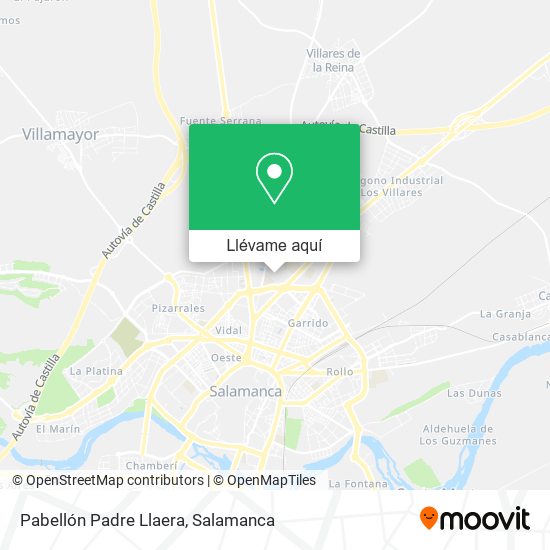 Mapa Pabellón Padre Llaera