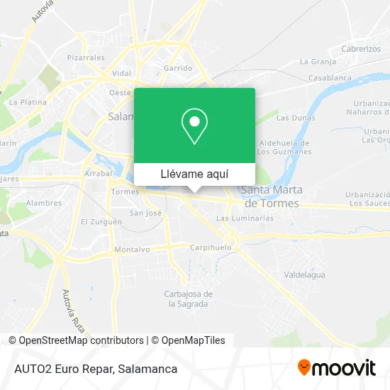 Mapa AUTO2 Euro Repar