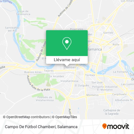 Mapa Campo De Fútbol Chamberí