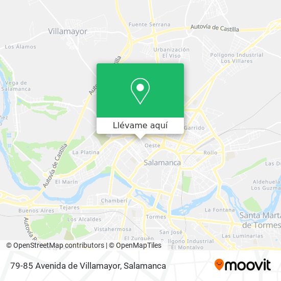 Mapa 79-85 Avenida de Villamayor