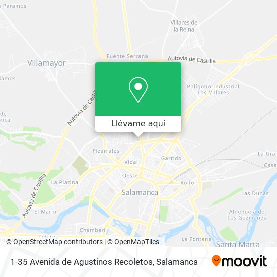 Cómo llegar a 1-35 Avenida de Agustinos Recoletos en Salamanca en Autobús?
