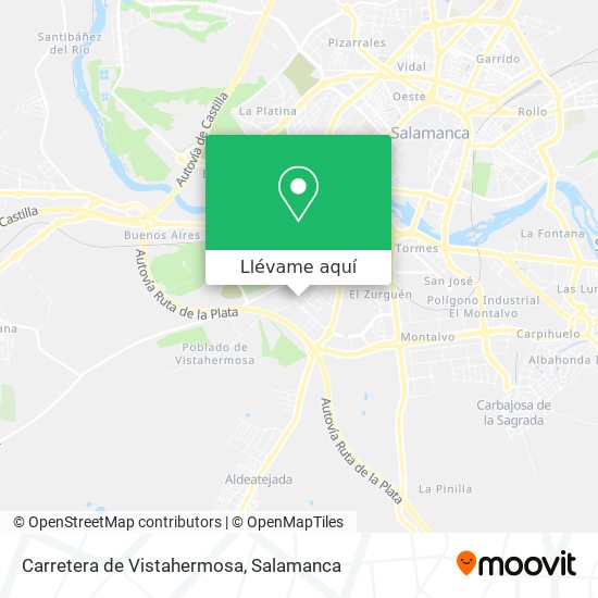 Mapa Carretera de Vistahermosa