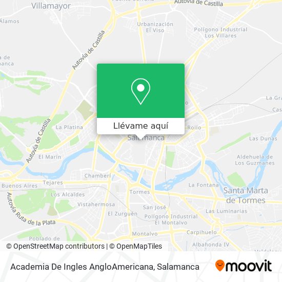 Mapa Academia De Ingles AngloAmericana