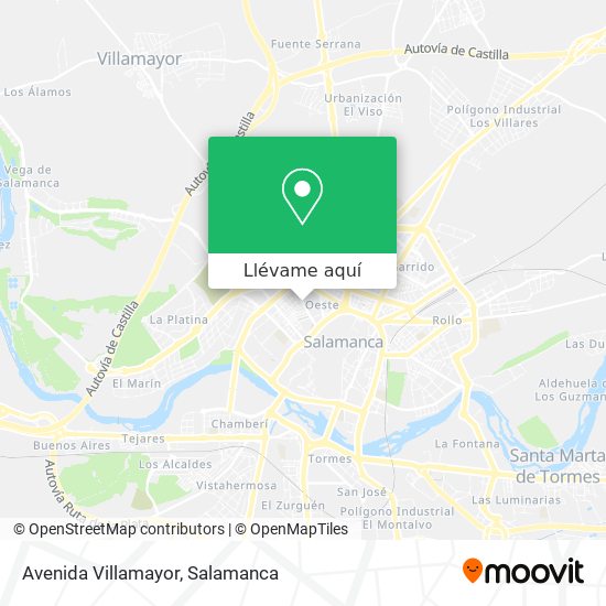 Mapa Avenida Villamayor