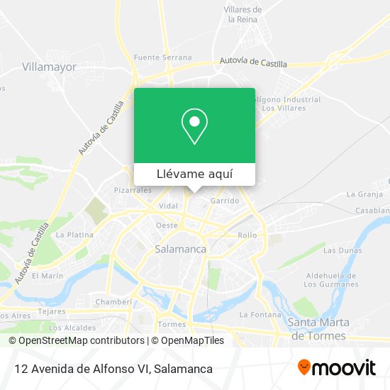 Mapa 12 Avenida de Alfonso VI