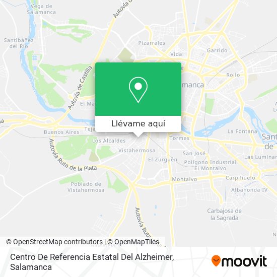 Mapa Centro De Referencia Estatal Del Alzheimer