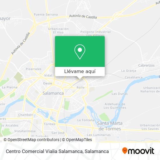 Mapa Centro Comercial Vialia Salamanca