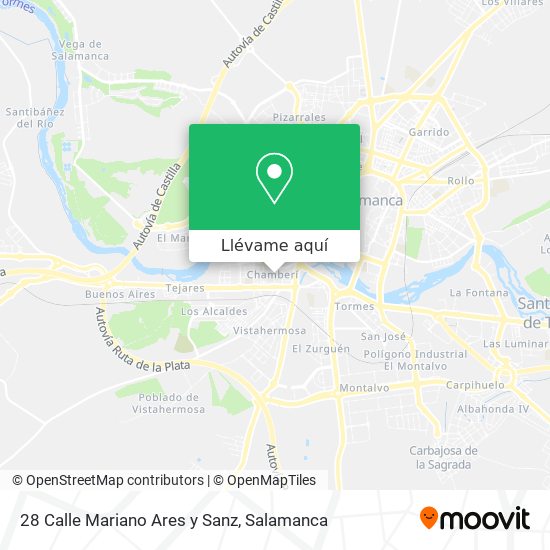 Mapa 28 Calle Mariano Ares y Sanz
