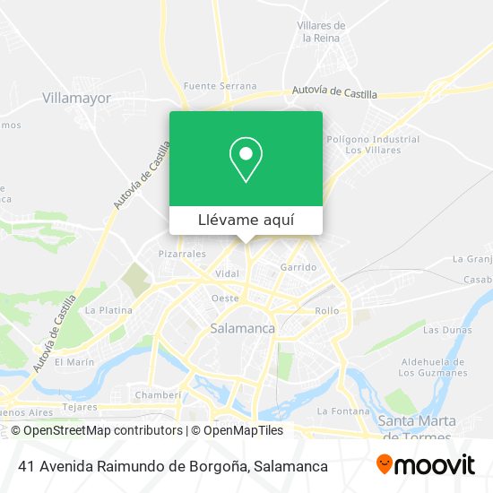 Mapa 41 Avenida Raimundo de Borgoña
