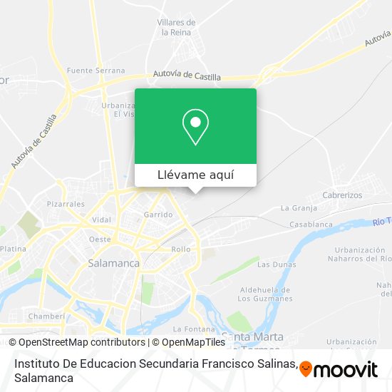 Mapa Instituto De Educacion Secundaria Francisco Salinas