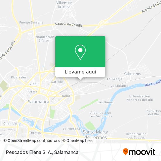 Mapa Pescados Elena S. A.