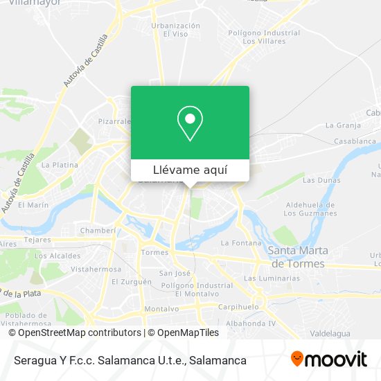 Mapa Seragua Y F.c.c. Salamanca U.t.e.