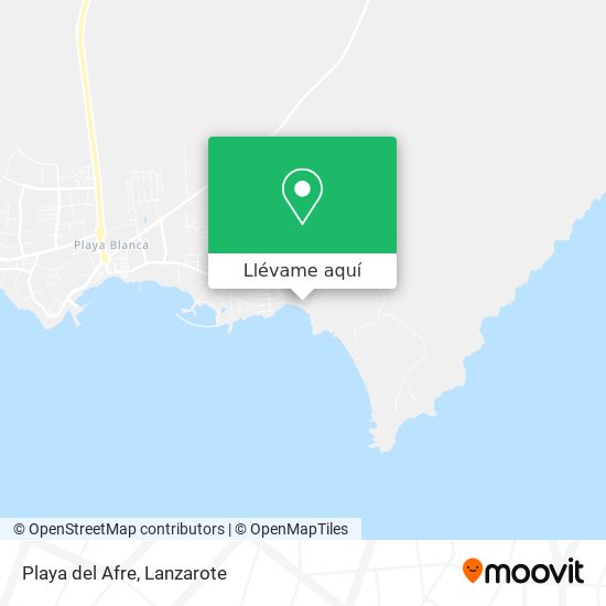 Mapa Playa del Afre