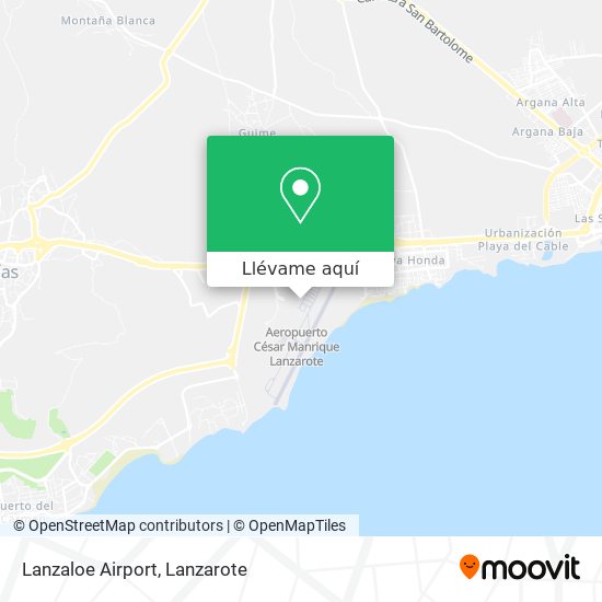 Mapa Lanzaloe Airport