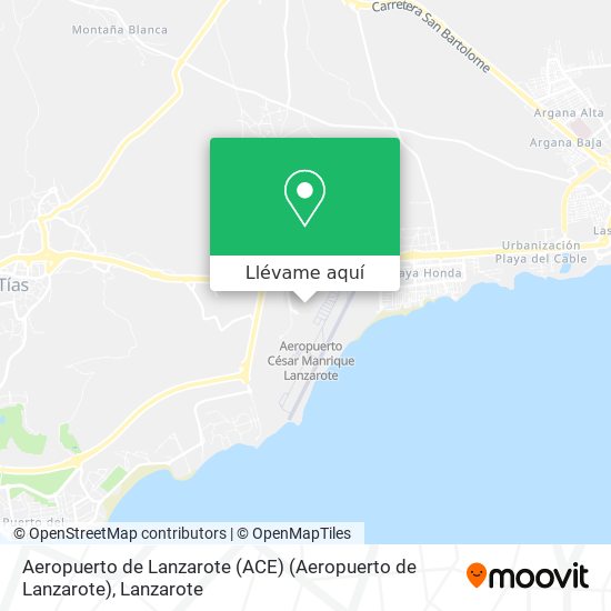 Mapa Aeropuerto de Lanzarote (ACE) (Aeropuerto de Lanzarote)