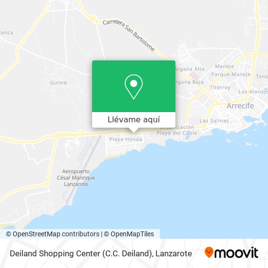 Mapa Deiland Shopping Center (C.C. Deiland)