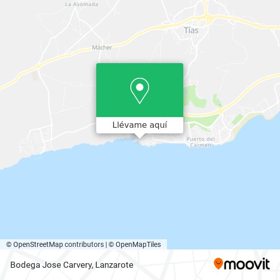 Mapa Bodega Jose Carvery