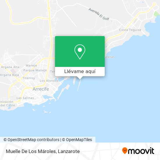 Mapa Muelle De Los Mároles