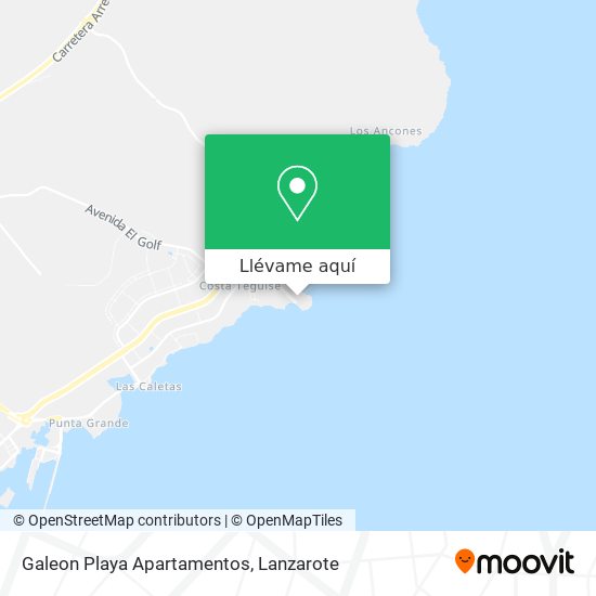 Mapa Galeon Playa Apartamentos