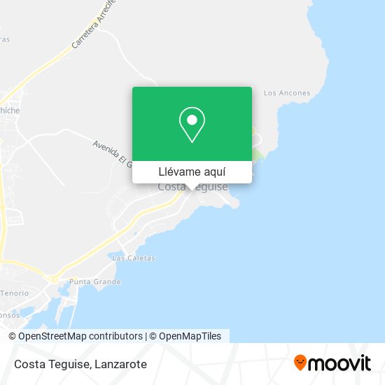 Mapa Costa Teguise