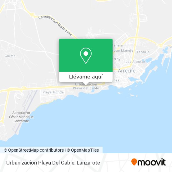 Mapa Urbanización Playa Del Cable