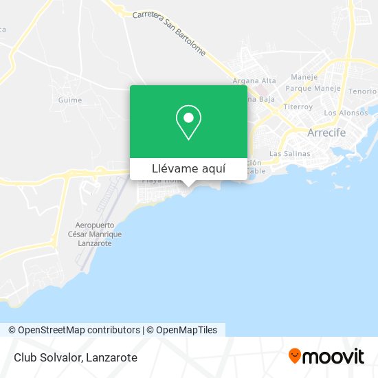 Mapa Club Solvalor