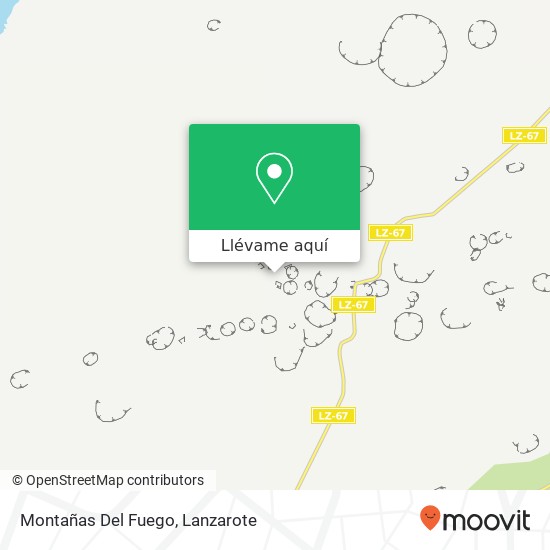 Mapa Montañas Del Fuego