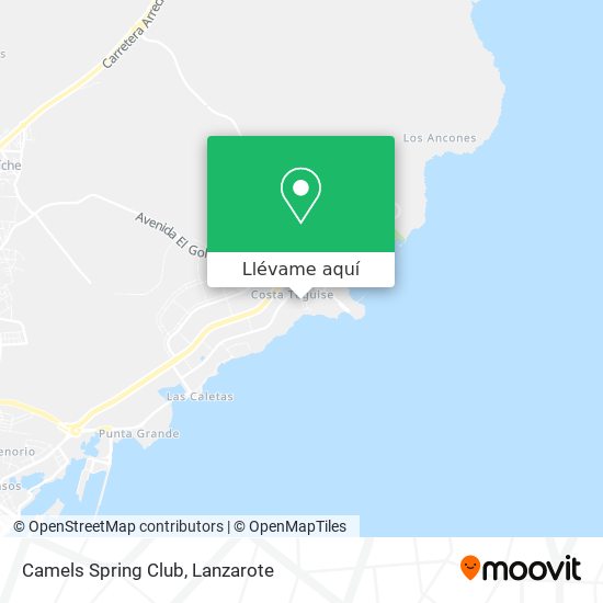 Mapa Camels Spring Club