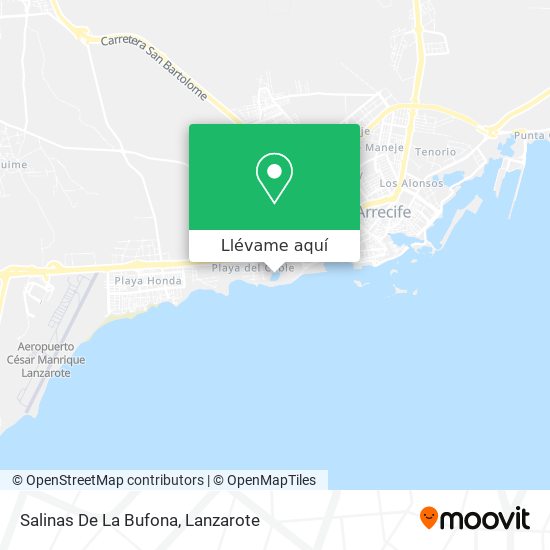 Mapa Salinas De La Bufona