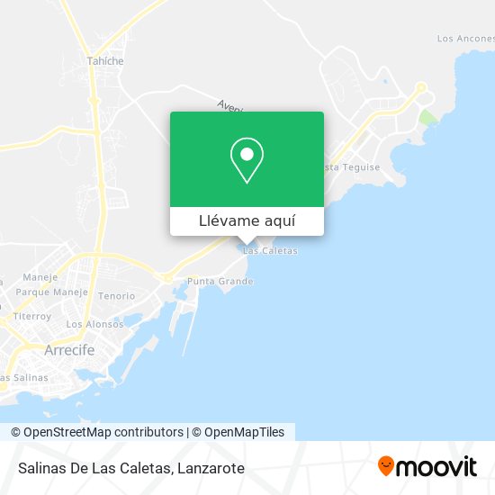 Mapa Salinas De Las Caletas