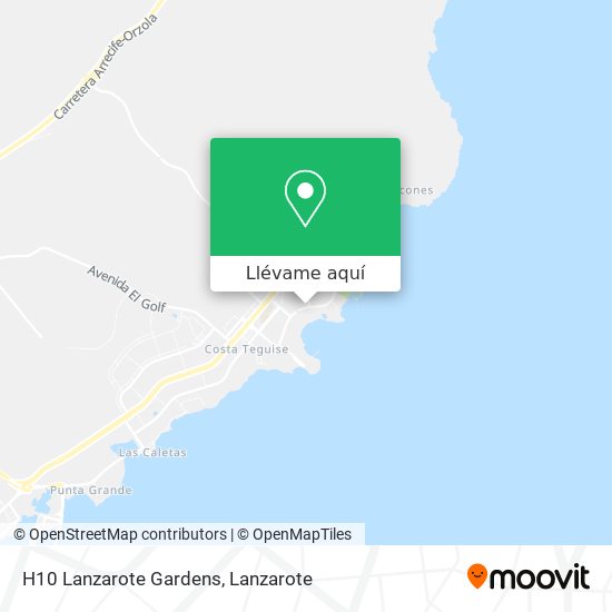 Mapa H10 Lanzarote Gardens