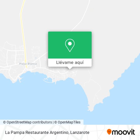 Mapa La Pampa Restaurante Argentino