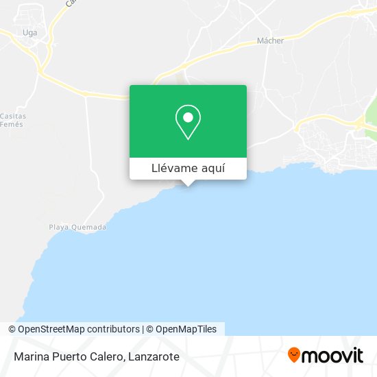 Mapa Marina Puerto Calero