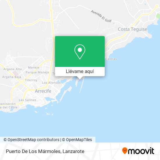 Mapa Puerto De Los Mármoles