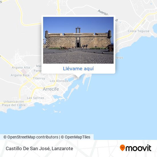 Mapa Castillo De San José
