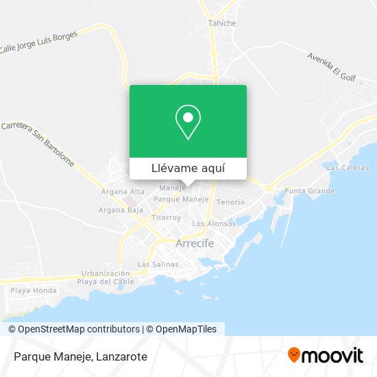 Mapa Parque Maneje