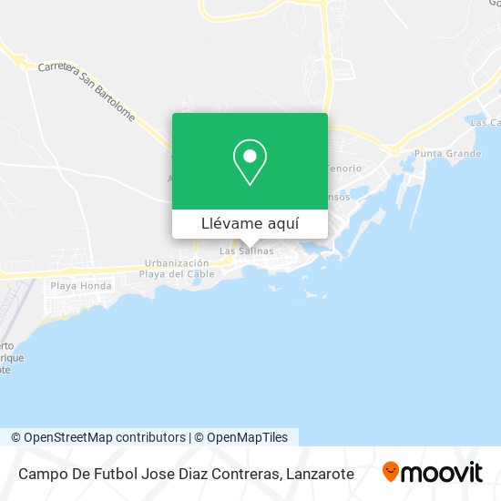 Mapa Campo De Futbol Jose Diaz Contreras