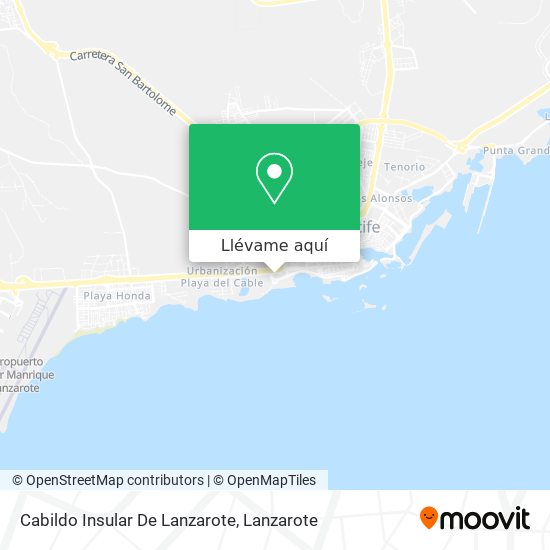 Mapa Cabildo Insular De Lanzarote