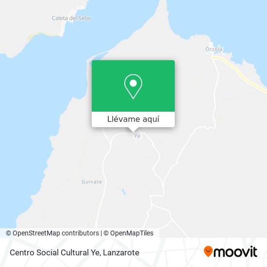 Mapa Centro Social Cultural Ye