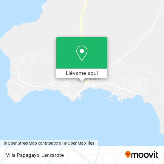 Mapa Villa Papagayo