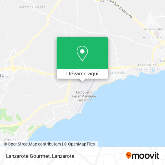 Mapa Lanzarote Gourmet