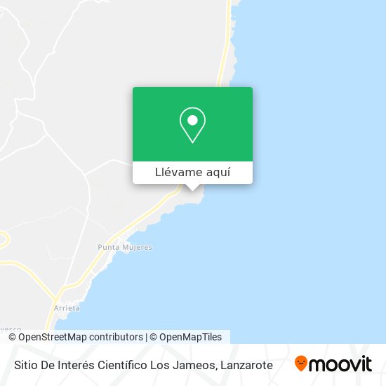 Mapa Sitio De Interés Científico Los Jameos